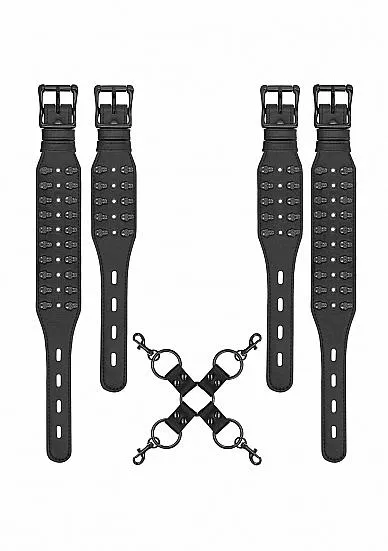 Couples Ouch Ouch Skulls Bones Hogtie With Skulls Black