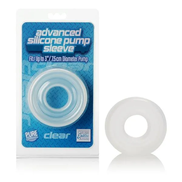 Seductucom Male Sex Toys Advanced Silicone Pump Sleeve Clear Seductucom Male Sex Toys Advanced Silicone Pump Sleeve Clear