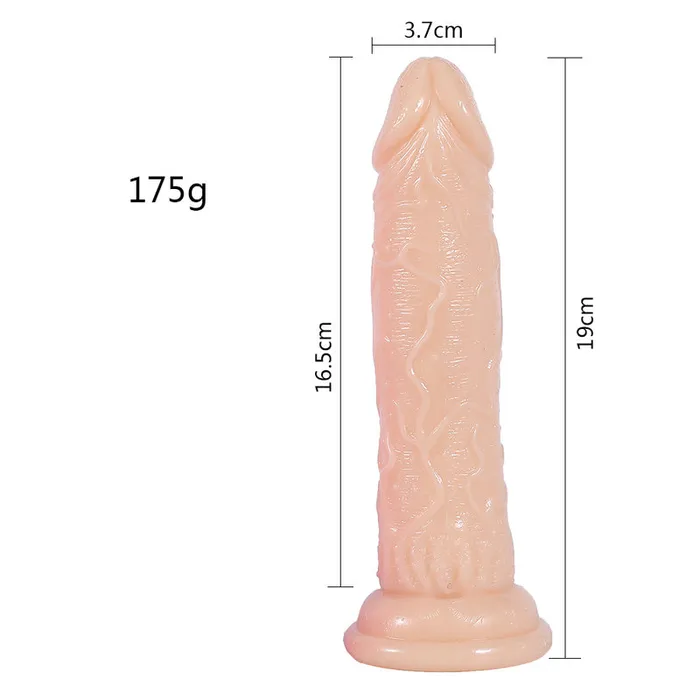 Female Sex Toys DAYU DY 19cm Crystal Realistic Dildo with Suction Cup