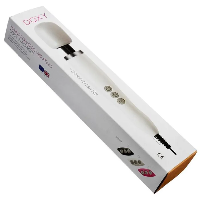 Vibrators Doxy Wand Massagers Doxy Wand Massager White
