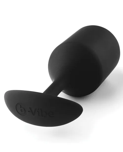 Anal Cotr INC Bvibe Weighted Snug Plug 4 257 G Black