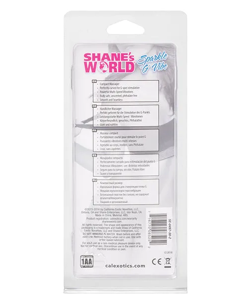 California Exotic Novelties Female Sex Toys Shanes World Sparkle G Vibe