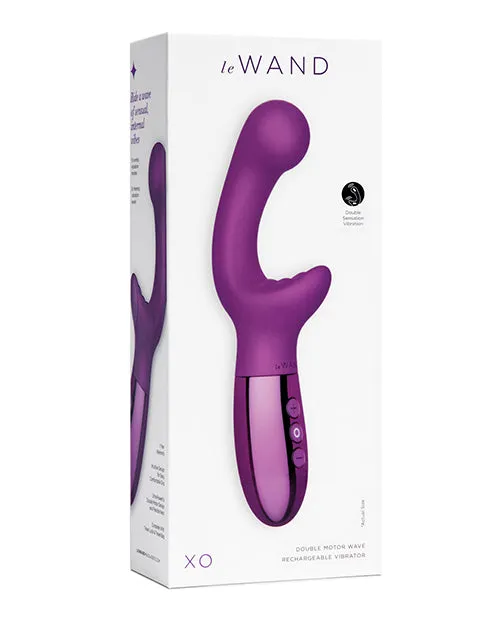 Cotr INC Female Sex Toys Le Wand Xo Double Motor Wave Rechargeable Vibrator 