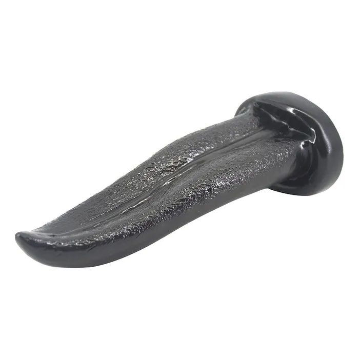 FAAK Anal FAAK Tongue Shape Anal Plug Black 22 x 56cm