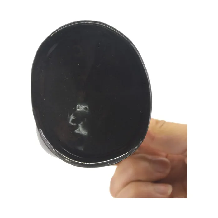 FAAK Anal FAAK Tongue Shape Anal Plug Black 22 x 56cm