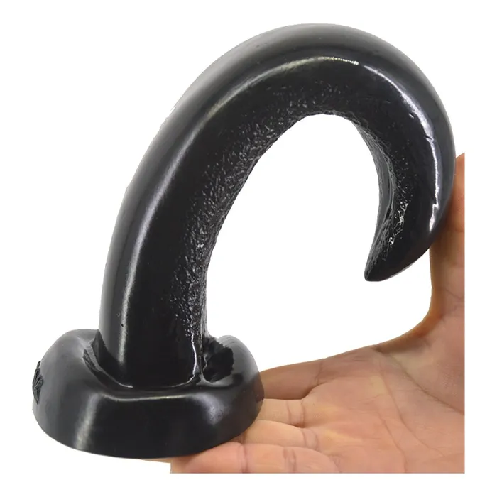 FAAK Anal FAAK Tongue Shape Anal Plug Black 22 x 56cm