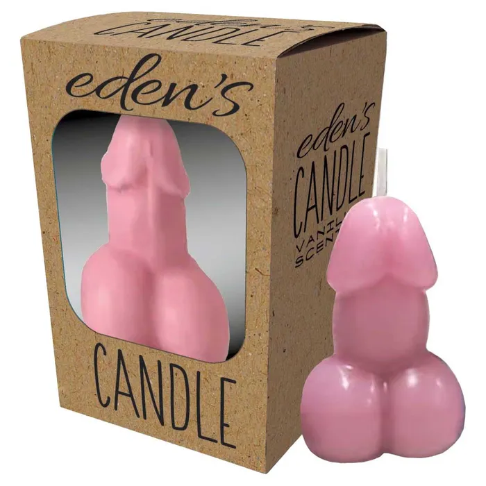 iloveexcitement Male Sex Toys Edens Candle Vanilla Scented Penis Candle