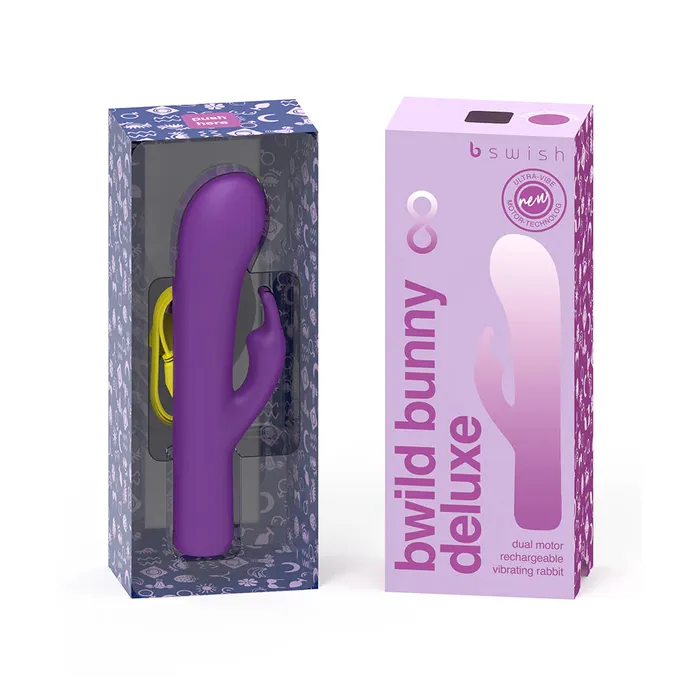 Vibrators B Swish Bwild Bunny Infinite Deluxe Rabbit Vibrator B Swish