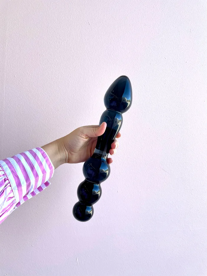 Dildos yonipleasurepalace The Roquet Glass Dildo Pleasure Wand