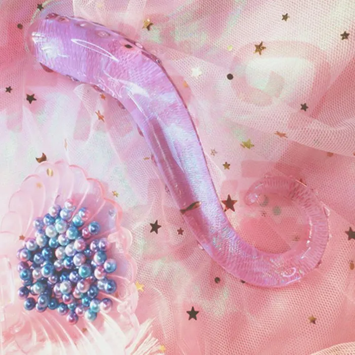 Own Pleasures Female Sex Toys Crystal Ribbed Dildos