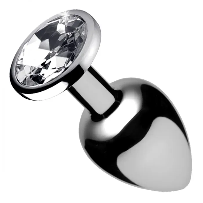 Booty Sparks Male Sex Toys Clear Gem Anal Plug Medium