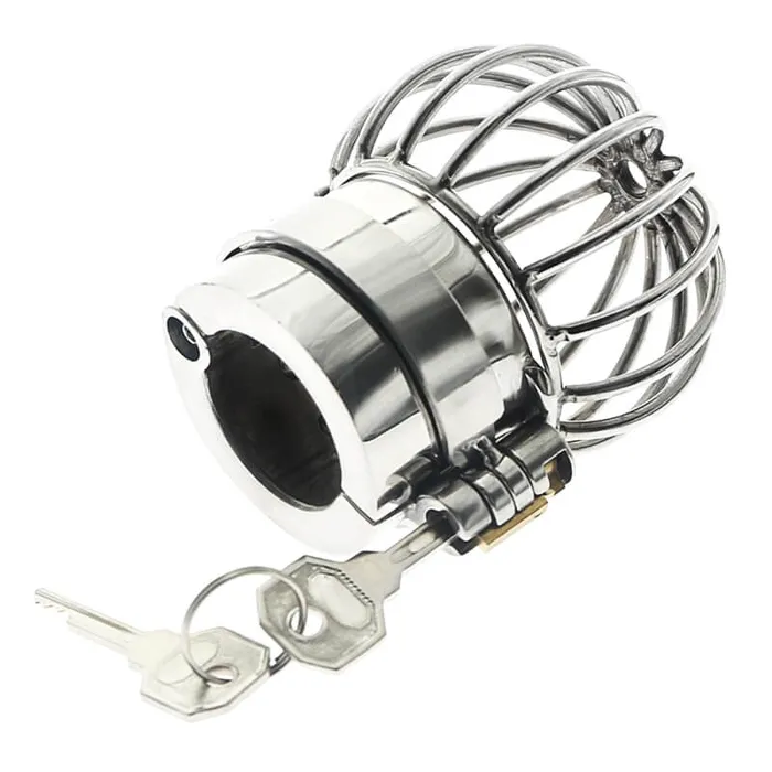 CHASTITY CAGE CO Male Sex Toys 440g Ball Stretcher Net bag Lock Metal Scrotum Pendant Testis Cock Ring CHASTITY CAGE CO Male Sex Toys 440g Ball Stretcher Net bag Lock Metal Scrotum Pendant Testis Cock Ring