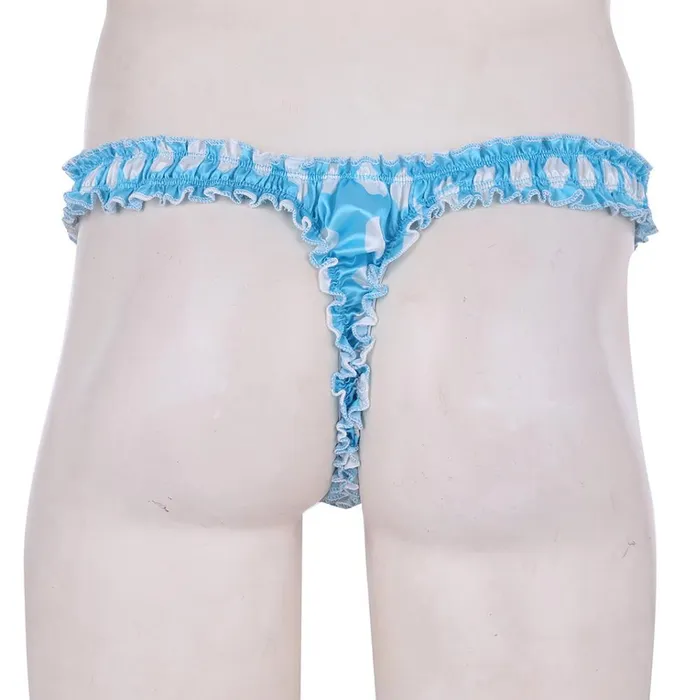 CHASTITY CAGE CO Polka Dot Satin Panties Vibrators