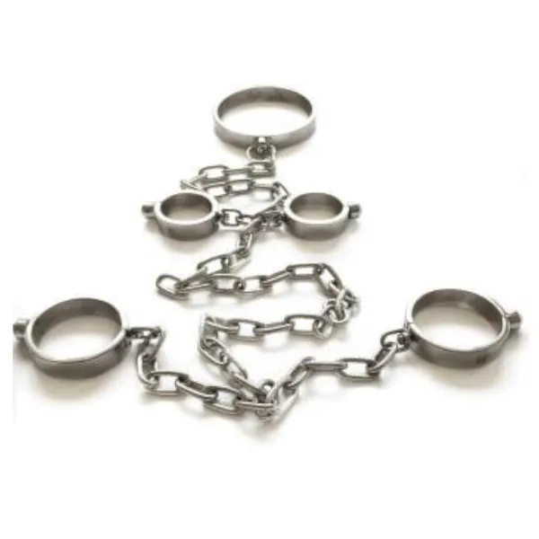 Couples House of Dasein Cuffs Shackles Metal Restraints Set Stainless Steel Locking Collar Cuffs Kit Bdsm Couples House of Dasein Cuffs Shackles Metal Restraints Set Stainless Steel Locking Collar Cuffs Kit Bdsm