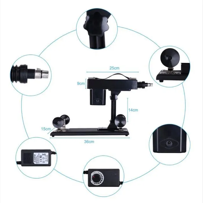 Female Sex Toys House of Dasein Sex Machines A2 Automatic Sex Machine Realistic Thrusting Dildo Penis Dong Vibrator Adult