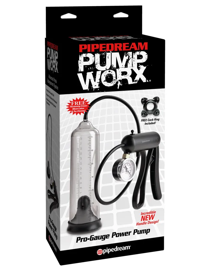 Male Sex Toys Pump Worx Progauge Power Pump Pipedream