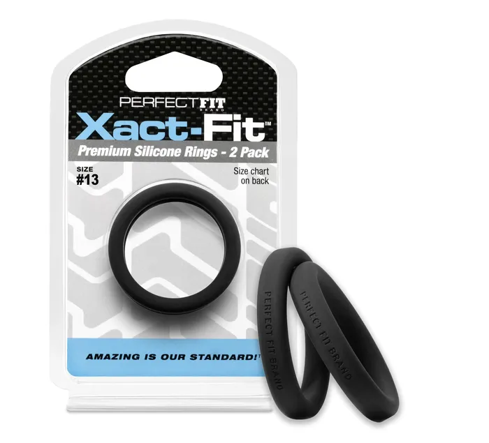 PerfectFit Brand Anal Perfect Fit XactFit 13 2 Pk Black