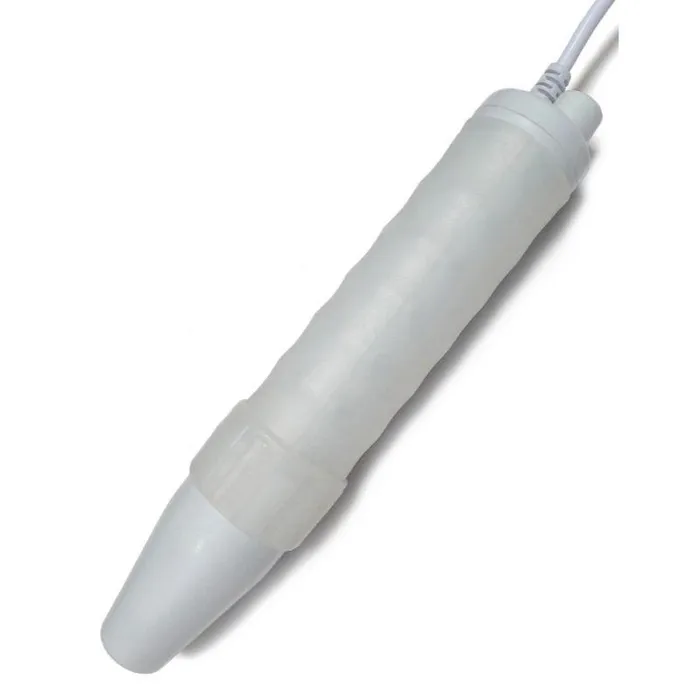 Stockroomcom Vibrators KinkLab Neon Wand Electrosex Kit White handlePurple Elec
