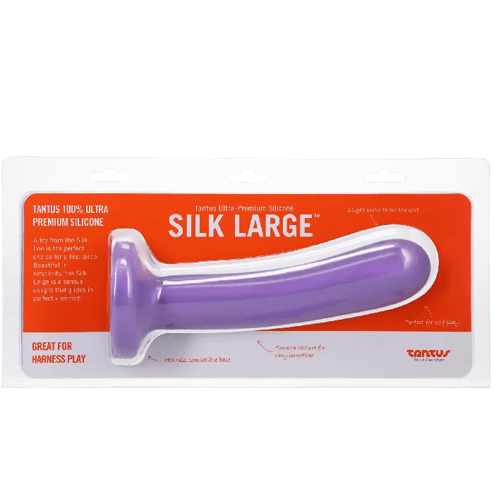 Tantus Female Sex Toys Silicone Silk Large Silicone Dildo