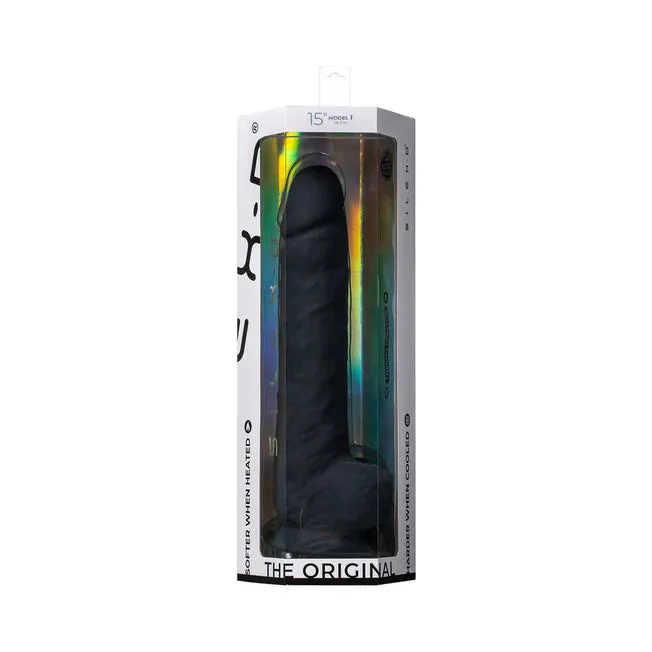 Dildos SILEXD The Original Model 1 Black Dildo 15 in Doc Johnson
