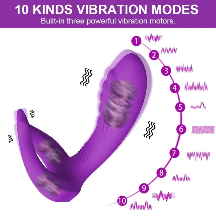 EVEs SECRETS Female Sex Toys Wireless Vibrator for Couples Remote Control Sex Toy Clit GSpot and Penis Stimulator