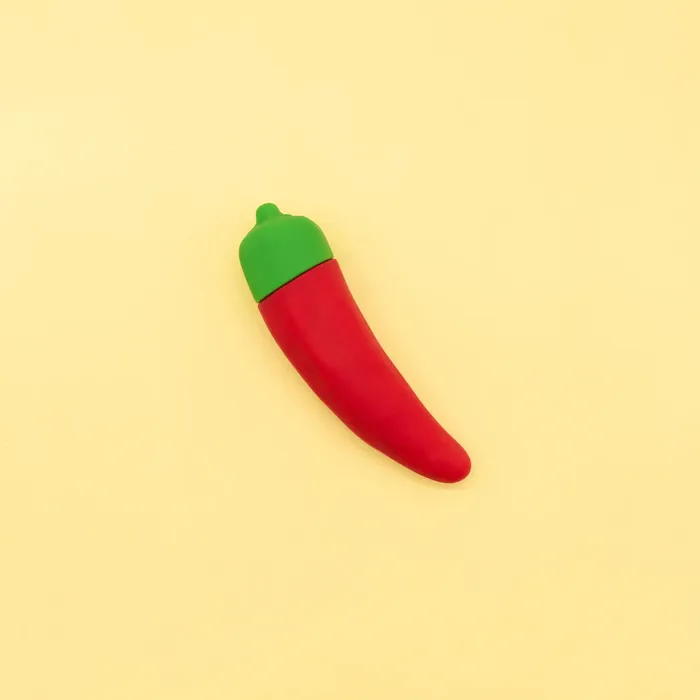 Female Sex Toys Emojibator Chili Pepper Emoji Vibrator Pixelrise LLC