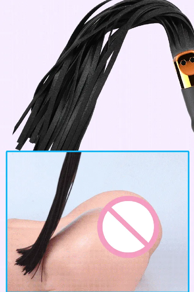 Female Sex Toys EVEs SECRETS TwoinOne BDSM Slave Whip with Multispeed Vibrator Fetish Sex Toys for Women and Men