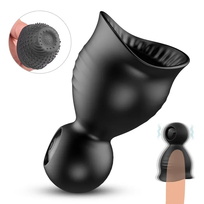Male Sex Toys 9 Modes Glans Stimulator Vibrating Penis Masturbator Sex Toys for Men EVEs SECRETS