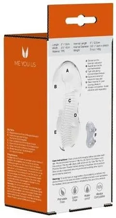 Male Sex Toys Me You Us Wave Sucker Stroker Male Masturbator Transparent by Me You Us