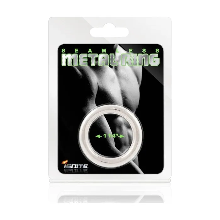 Male Sex Toys Si Novelties Seamless Metal Cock Ring 32mm