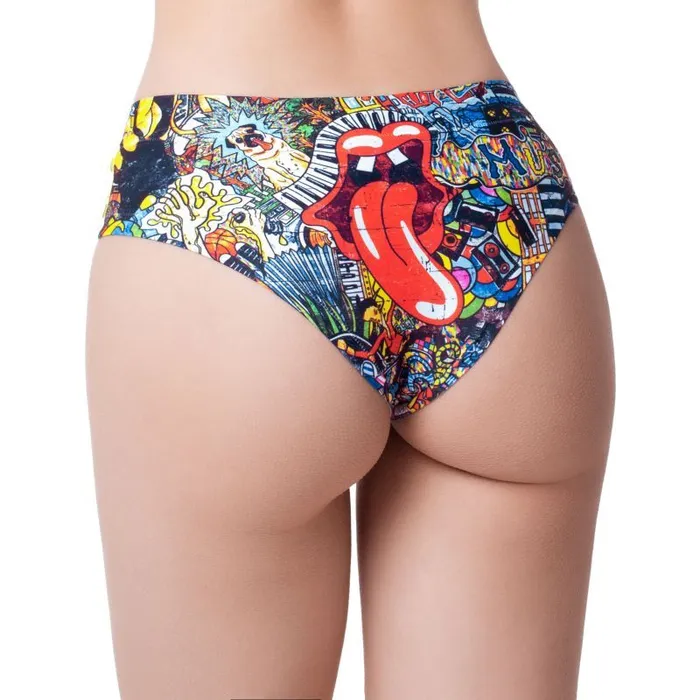 Mememe Lingerie Male Sex Toys Psychotropical Trash Thong Medium Mixed