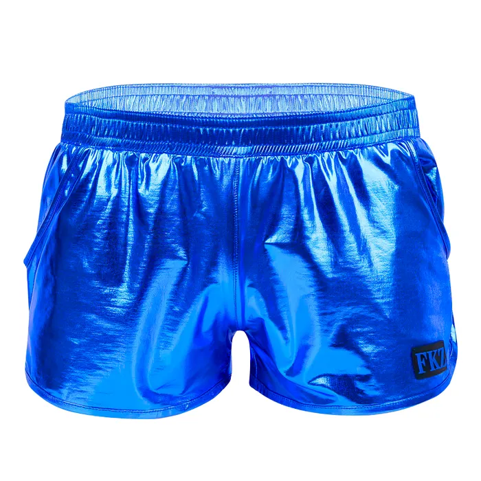 Mens Shiny Metallic Party Shorts Elastic Waistban Boxer Shorts Stage Performance Clubwear EVEs SECRETS Female Sex Toys
