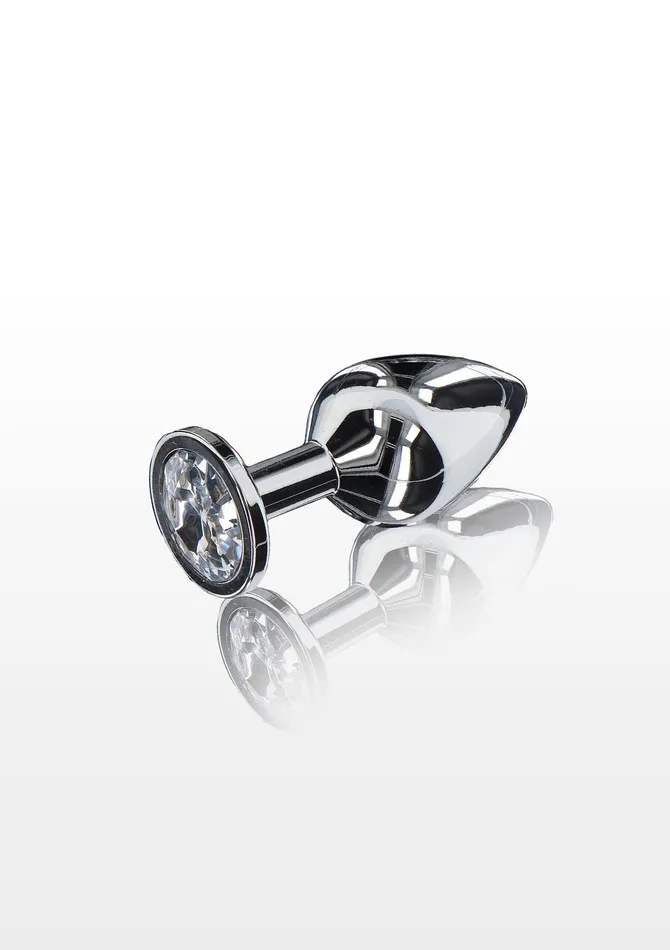 Metal Jewelled Butt Plug S M L Toy Joy Anal