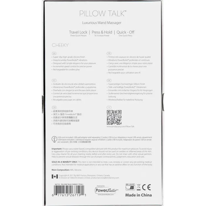 Pillow Talk Vibrators Pillow Talk Cheeky Pink