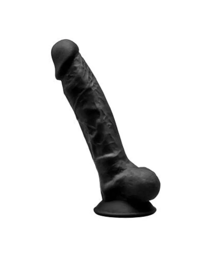 SilexD 7 inch Realistic Silicone Dual Density Dildo with Suction Cup and balls SilexD Dildos SilexD 7 inch Realistic Silicone Dual Density Dildo with Suction Cup and balls SilexD Dildos