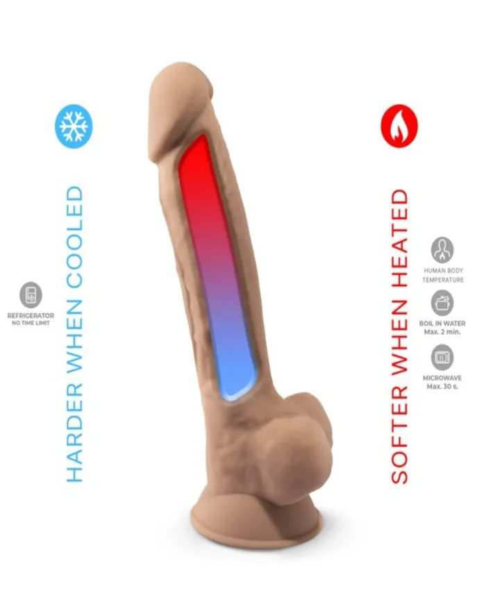 SilexD 7 inch Realistic Silicone Dual Density Dildo with Suction Cup and balls SilexD Dildos