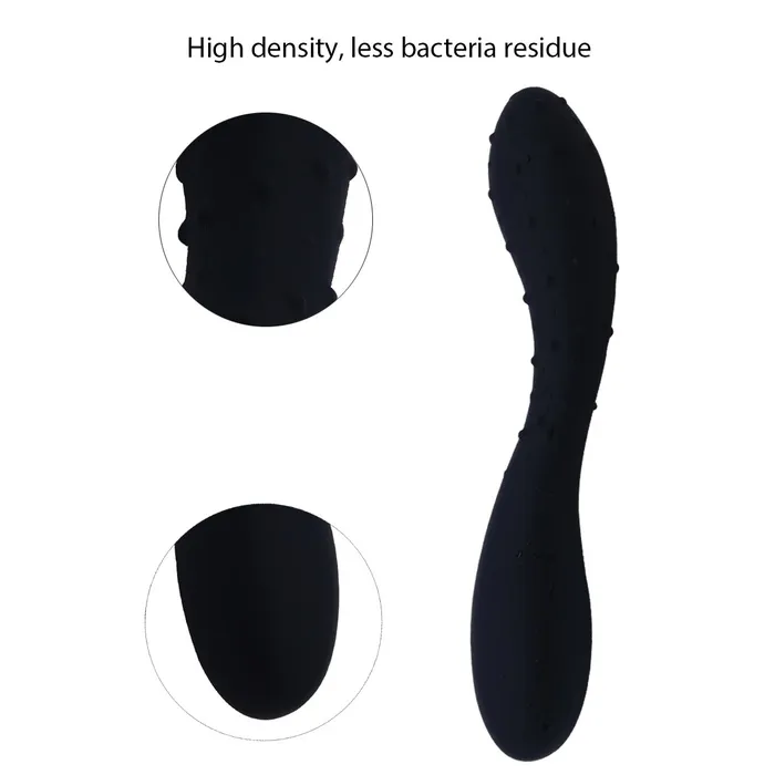Soft Silicone Black Dildo Vaginal and Anal Toy GSpot Mastrubator EVEs SECRETS Anal